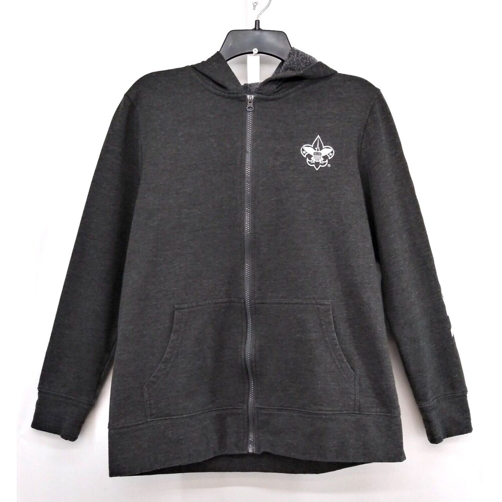 Charcoal Gray Zip-Up Hoodie